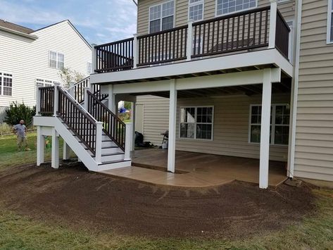 Lewes Deck Builder Maintenance Free Deck, Deck Addition, Second Story Deck, Under Deck, Deck Repair, Deck Flooring, Deck Pictures, Patio Deck Designs, Under Decks