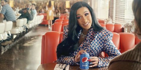 Why Pepsi Put Cardi B, Steve Carell and Lil Jon in a Super Bowl Ad Together Cardi B Style, Bartier Cardi, Cardi B Nails, Pepsi Commercial, Super Bowl Outfit, Cardi B And Offset, Pepsi Ad, Cardi B Pics, Cardi B Photos