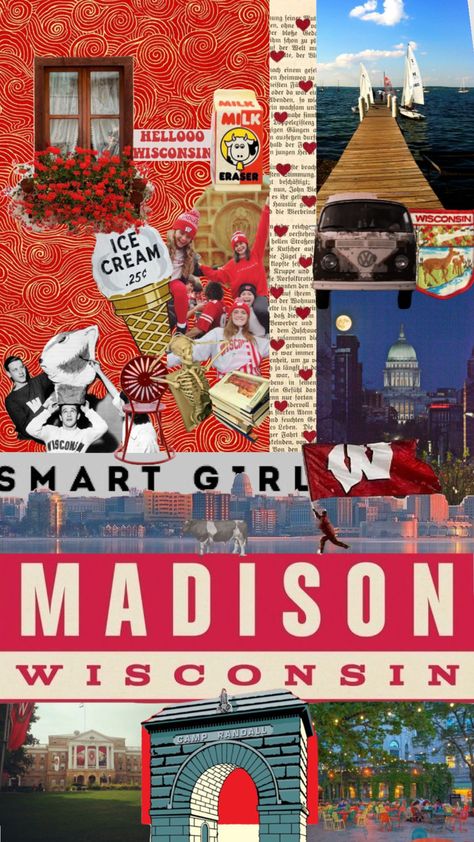 #uwmadison #wisconsin #madison #badgers College Goals, Wisconsin Madison, College Vision Board, Uw Madison, Madison Wisconsin, Wisconsin Badgers, University Of Wisconsin, Ceramics Projects, Grad School