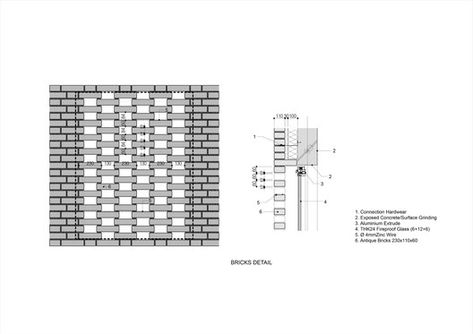 BomBom Boutique Hotel,Detail Boutique Hotel Architecture, Croquis Architecture, Construction Details Architecture, Black Brick Wall, Detail Arsitektur, Window Architecture, Brick Cladding, Brick Detail, Brick Construction