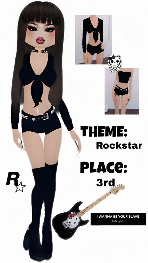 gf Dress To Impress Outfits Roblox Game Rock Star Theme, Dress To Impress Outfits Roblox Game Rock And Roll Theme, Dress To Impress Rock Star Theme, Rock Star Outfit Dress To Impress, Dress To Impress Theme Rock Star, Rockstar Dti Outfit, Dress To Impress Rock And Roll, Rockstar Dress To Impress, Rock Star Dress To Impress