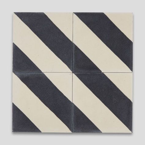 Cross Stripe Collection - Otto Tiles & Design, contemporary tile company Underwater Forest, Cement Floor Tiles, Bar Tile, Striped Tile, Tile Splashback, Encaustic Tiles, Downstairs Loo, Traditional Tile, Portland Cement