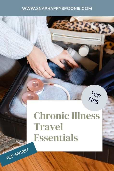 Chronic Illness Cart, Yoga For Dysautonomia, Diy Travel Hacks, Chronic Illness Essentials, Chronic Illness Journal, Undiagnosed Chronic Illness, Chronic Pain Awareness, Travel Store, Travel Bag Essentials