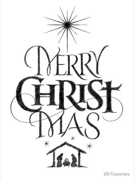 Calligraphy Merry Christmas, Christian Calligraphy, Christmas Cards Wording, Merry Christmas Jesus, Jesus Nativity, Merry Christmas Calligraphy, Christmas Sketch, Christmas Bible Verses, Christmas Clip Art