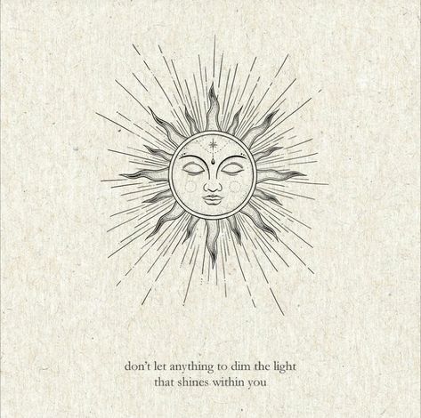 Shine Tattoo, Greek Sun God, Celebrities Quotes, Follow The Light, Line Tattoo Ideas, Single Line Tattoo, Sun Aesthetic, God Tattoos, Sun Tattoos