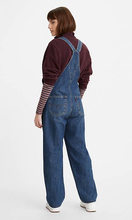 Vintage Overalls - Medium Wash | Levi's® US Overalls Outfits, Vintage Overalls, Workwear Essentials, Leather Patches, Style Classic, Levi's, Vintage Style, Work Wear, Overalls