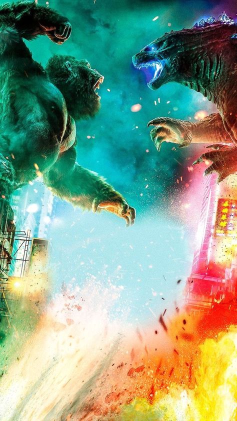 Godzilla Vs Kong Wallpaper, Kong Wallpaper, Godzilla Birthday Party, Godzilla Birthday, Photoshop Fails, King Kong Vs Godzilla, Kong Godzilla, Godzilla Comics, Godzilla Vs Kong