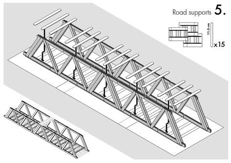 click to see full size image Popsicle Bridge, Diy Bridge, Popsicle Stick Bridges, Makerspace Elementary, Paper Bridge, Beam Bridge, Bridge Project, Bridge Drawing, Ho Scale Train Layout