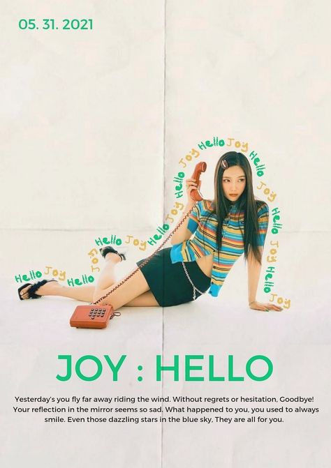 #joy #redvelvet #hello Cute Wallpapers Kpop, Joy Hello, Kulot Pants, Domino Magazine, Pop Posters, Celana Jeans, Photoshoot Idea, Kpop Posters, Jeans Grey