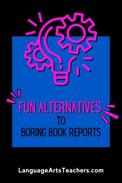 Do your students want to write another boring book report? Probably not. So what do you do for nonfiction assignments? Try this! Book Report Alternatives, Middle School Short Stories, Classroom Book Clubs, Middle School Reading Activities, Homeschool Highschool, Lit Circles, Middle School Reading Comprehension, Book Report Projects, Reading Graphic Organizers