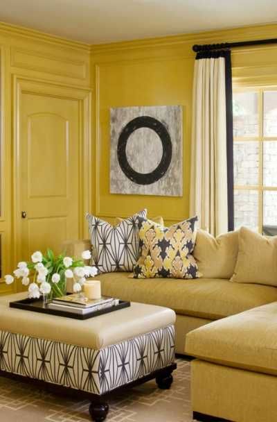 Yellow Wall Painting Ideas Living Room, Yellow Colour Living Room Ideas, Yellow Living Room Decor Ideas, India Yellow Living Rooms, Yellow Living Room Accessories, Yellow Living Room Decor, Yellow Living Room Ideas, Colorful Furniture Living Room, Room Ideas Photos