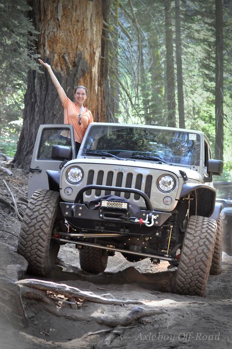 Jeep Wrangler (JKU) rocking GenRight bumpers and fenders on the Rubicon Trail. This is what it's all about: great people getting out to enjoy some of the finest nature on Earth. ____________________________________________ #Axleboy #offroad #jeepshop #ofallon #Missouri #stlouis #jjusa #jeep #wrangler #jamboree #rubicon #genright #jeepher #jeepgirls #jeeplife #jeepthing #4x4 #4wd #olllllllo Jeep Zj Bumper, Jeep Jamboree, Jeep Overland, Rubicon Trail, Jeep Wrangler Lj Unlimited, Jeep Xj 3 Inch Lift, Angry Jeep Grill, Jeep Lifestyle, Jeep Girls