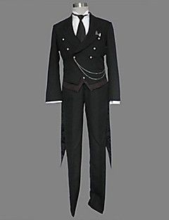 Black Butler Sebastian Michaelis Tuxedo Suits Cosplay Costume Sebastian Michaelis Anime, Butler Costume, Sebastian Michaelis Cosplay, Otaku Clothes, Boys Tuxedo, Black Butler Sebastian, Black Butler Characters, Anime Halloween, Sebastian Michaelis