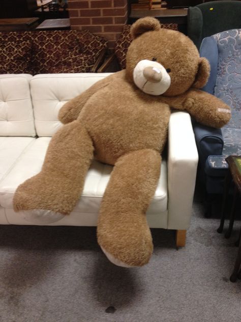 Lot 274 A GIGANTIC HAMLEYS TEDDY BEAR	 Hammer price: £5 Human Size Teddy Bear, Teddy Bear Big, Funny Teddy Bear, Teddy Bear Nursery, Giant Teddy Bear, Bear Nursery, Teddy Bear Collection, Teddy Bears, Stuffed Animals