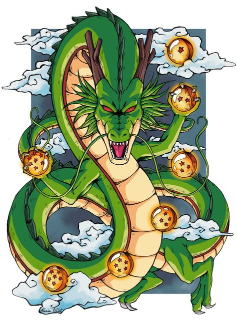 Shen Long Tattoo, Toriyama Art, Dragon Z, Dragon Ball Tattoo, Dragon Ball Painting, Getting A Tattoo, Minimalist Tattoos, Anime Dragon Ball Goku, Dragon Balls