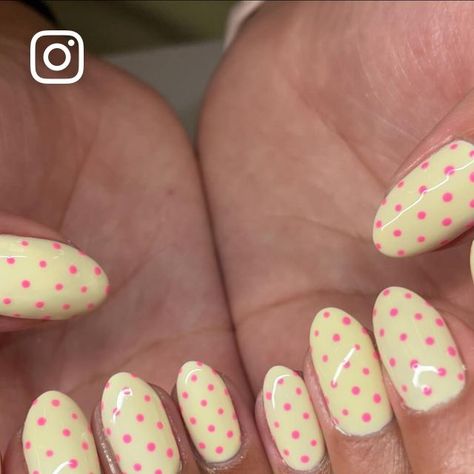 394 likes, 7 comments - han.polished on July 31, 2024: "Simple and so cute💛 • • • #polkadotnails #simplenailart #nailart #nails #nailsnailsnails #nailsofinstagram #summernailart #handpaintednailart". Brown Nails With White Polka Dots, Christmas Nails Polka Dots, Brown Nails With Polka Dots, Fall Polka Dot Nails, Brown Polka Dot Nails, Yellow Polka Dot Nails, Pokadot Nails Acrylic, Yellow Nails With Design, Fall Nails 2024