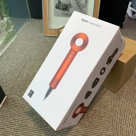 Dyson Supersonic Hair Dryer Supersonic Hair Dryer, Dyson Supersonic, New Packaging, Hair Dryer, Packaging Design, Hair Care, Packaging, Hair, Red