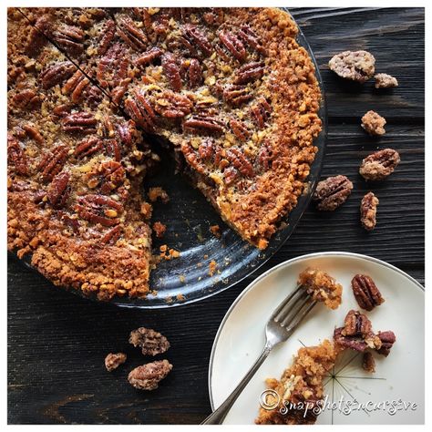 Impromptu Pretzel Crust Pecan Pie Pecan Pie Ingredients, Pretzel Crust, Interesting Stories, Admit It, Pie Plate, Everyday Moments, Pecan Pie, Chopped Pecans, What To Cook