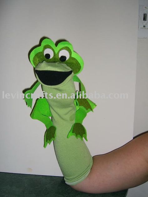 Frog Puppet, Gruffalo's Child, Felt Puppets, Puppets Diy, Puppet Patterns, Sock Puppets, Sock Toys, Puppet Crafts, Montessori Ideas