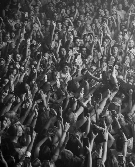 Crowd surf Music Concert Photography, Professional Concert Photography, Gig Photographer, Dj Crowd, Rock Concert Photography, Crowd Aesthetic, Concert Audience, Lany Concert, Standing Out In A Crowd