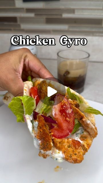 Bri’s Heat 💕 | Food Content Creator on Instagram: "Homemade Chicken Gyro ✨
I don’t know why I haven’t tried this sooner but making your own gyro at home is honestly way easier than I thought! The chicken was so juicy and delicious, and finished it off with @drinkolipop 😮‍💨🔥 #olipoppartner

You could also put this chicken on some rice and make a whole gyro chicken bowl, this can be for meal prep ideas as well 👀

Y’all already know I have this recipe up on my YouTube channel including the full list of ingredients and measurements, and if you’d like the link to it just drop some flames in the comments and I’ll send it right to you. Or you can find it on my website, brisheat.bio 💗 

Have y’all ever tried to make your own at home? 
•
•
•
•
•
•
#greekgyros #greekchicken #chickenmeal #chick Chicken Thighs Slow Cooker Recipes, Beef Gyro, Chicken Gyro Recipe, Chicken Gyro, Greek Gyros, Gyro Recipe, Chicken Gyros, Meal Prep Ideas, Chicken Bowl