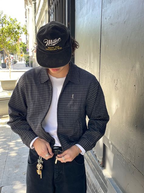 Streetwear Fashion Baggy, Aesthetic Male Outfits, Fashion Baggy, Guy Fits, Mens Outfit Inspiration, Mens Fashion Casual Outfits, Streetwear Men Outfits, Men Fashion Casual Outfits, Mens Casual Outfits