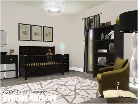 QoAct's Sydney Nursery 2016 Bedroom, 3 Kids Bedroom, Design Workshop, The Sims 4 Download, The Sims 3, Nursery Set, Sims Community, Bedroom Collection, Toddler Room