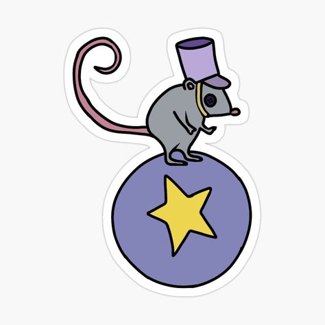 Jumping Mice Coraline Tattoo, Coraline Mice, Jumping Mouse Coraline, Coraline Circus Mice, Theater Stickers, Circus Stickers, Glossier Stickers, Transparent Stickers, Circus