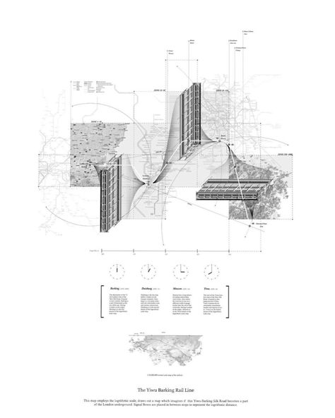 Bartlett Architecture, Timeline Diagram, Urban Mapping, Train Line, Bartlett School Of Architecture, Data Architecture, Architecture Portfolio Layout, Architecture Mapping, Urban Design Graphics