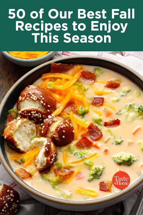 Better Homes And Gardens Fall Recipes, Fall Time Soups, Taste Of Home Fall Recipes, Best Autumn Soup Recipes, Harvest Soups Fall, Rustic Autumn Vegetable Soup 12 Tomatoes, Rustic Autumn Vegetable Soup, Cozy Fall Recipes, Fall Favorites Recipes