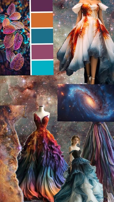 Stellar Nebula, Nebula Dress, Clothing Design Sketches, Clothing Design, Design Sketch, Clothes Design, Design