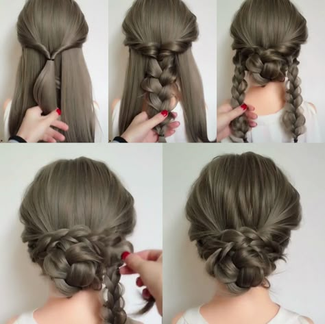 Hair Upstyles, Bridesmaid Hair Down, Bridesmaid Hair Short, Peinados Fáciles Para Cabello Corto, Bridesmaid Hair Updo, Princess Hairstyles, Penteado Cabelo Curto, Genetically Modified, Prom Hairstyles