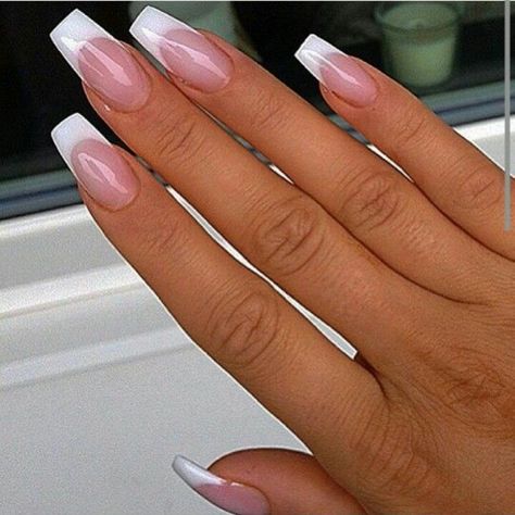 French tip nails Nail Designs Pictures, French Nail Designs, Coffin Shape, White Nail, Fabulous Nails, Fancy Nails, French Tip Nails, Gorgeous Nails, Love Nails