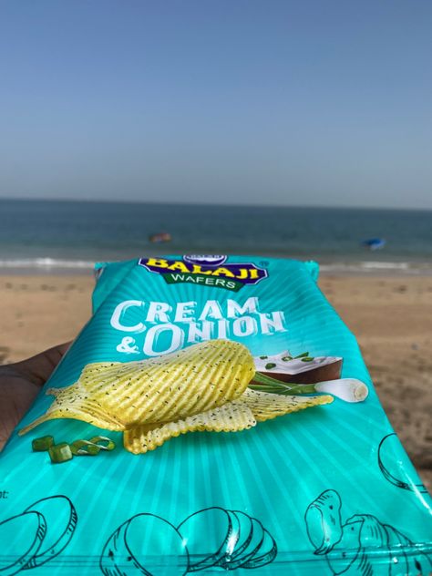 Balaji wafer at beach Balaji Wafers, Beach Mat, Outdoor Blanket, Travel, Quick Saves