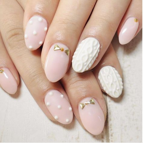 50 Gel Nails Designs That Are All Your Fingertips Need To Steal The Show Cable Knit Sweater Nails, Pretty Nails Glitter, Nail Art French, Nail Design Video, Acrylic Nail Shapes, Pretty Nail Colors, Sweater Nails, Almond Shape Nails, Pretty Nail Designs