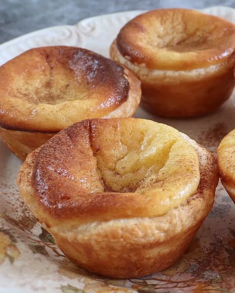 Portuguese Custard Tarts Recipe (Pastéis de Nata) | Food From Portugal Portuguese Milk Tarts, Portuguese Cookies Recipes, Portuguese Custard Tart Recipe, Custard Tart Recipe, Natas Recipe, Portuguese Custard Tarts, Portuguese Dessert Recipes, Custard Tarts Recipe, Sweet Egg