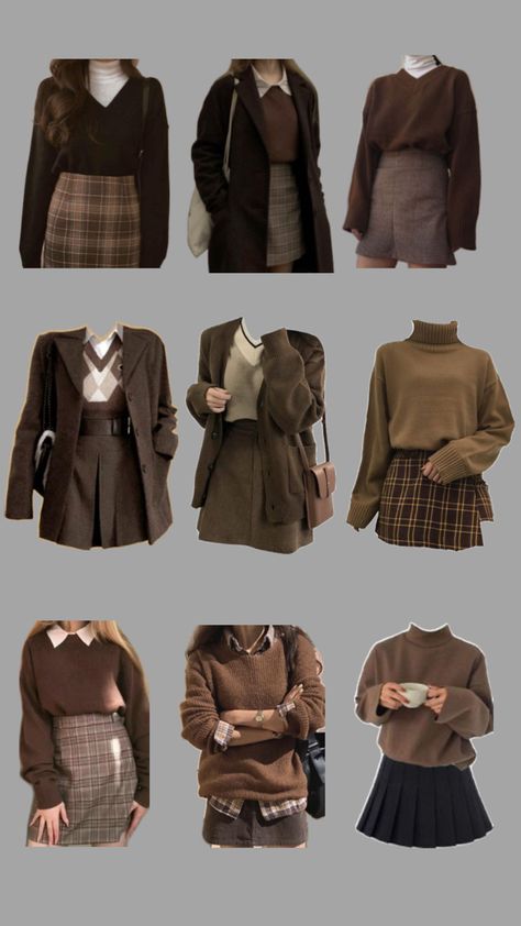 Outfits W Skirts, Academia Aesthetic Outfit, Dark Academia Outfits, Academia Outfits, Stylish Work Attire, Outfit Inspo Fall, Fall Fashion Outfits, Lookbook Outfits, Fall Winter Outfits