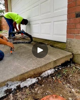 How we use foam to lift concrete | Who knew that a little foam could lift your concrete 😮 | By LADbibleFacebook Concrete Lifting, Lessons Learned In Life, Lessons Learned, Cement, Sweet Home, Repair