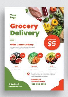 Supermarket Poster Design Grocery Store, Grocery Store Flyer Design, Grocery Store Poster Design, Grocery Poster Design, Grocery Store Social Media, Grocery Poster, Grocery Store Flyers, Grocery Design, Simple Advertisement