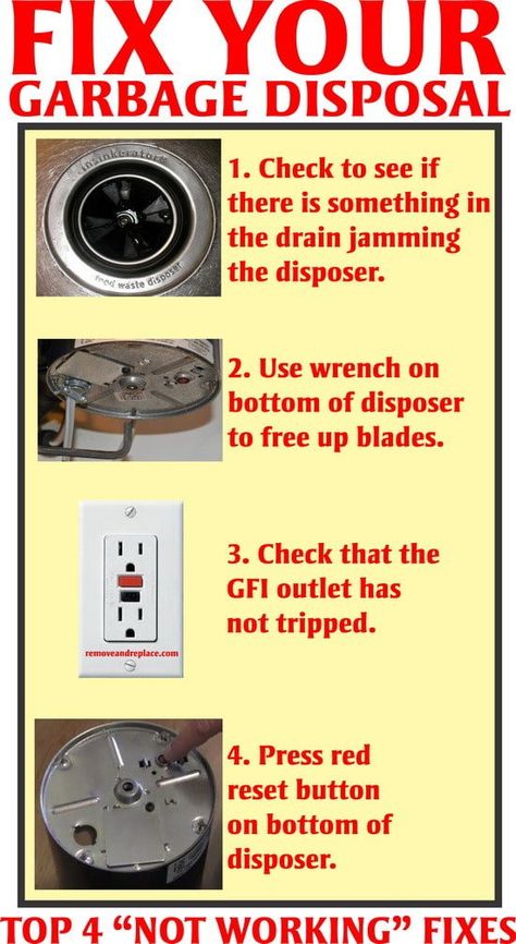 Fix Garbage Disposal, Garbage Disposal Cleaning, Handy Man, Neat Tricks, Diy Plumbing, Home Fix, Garbage Disposal, Diy Home Repair, Diy Repair