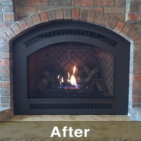 Thinking About a Fireplace Change Out? Check this one out! We removed the 20 year old wood burning fireplace Xtrordinair and converted it to gas burning Fireplace Xtrordinair 864 with a custom made arched front done by Giese in Dubuque, IA. https://www.chimneyspecialistsinc.com/fireplace-changeout-hazel-green-wi/ Our Showroom is Open! Our service department is open and observing proper precautions! Call our pros at (608)-929-4887 Electric Fireplace Arch, Arch Electric Fireplace, Arched Gas Fireplace Insert, Arched Fireplace Insert Gas, Antique Gas Fireplace Insert, Direct Vent Gas Fireplace Install, Hazel Green, Gas Fireplace Insert, Old Fireplace