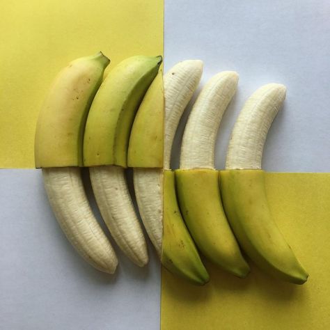 Everyday Objects Obsessively Organized Into Patterns By Adam Hillman Knolling Photography, Distortion Photography, Macro Food Photography, Photography Assignments, Pattern Photography, Food Art Photography, Banana Art, Object Photography, Food Patterns