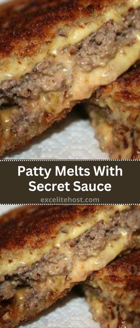 Patty Melts With Secret Sauce, Patty Melt Recipe, Beef Quesadillas, Leftover Roast Beef, Melt Recipe, Patty Melt, Vidalia Onions, Hamburger Patties, Beef Patty