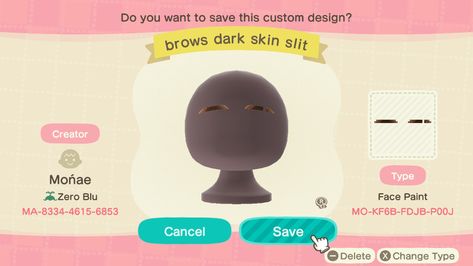 Animal Crossing Eyebrows, Animal Crossing Flag Designs, Animal Crossing Flag, Animal Crossing Custom Designs, Pr Flag, Soft Pink Dress, Black Eyebrows, Black Brows, Flag Designs