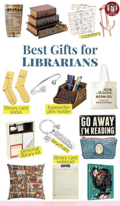 Staff Appreciation Gift Ideas, Appreciation Gift Ideas, Book Reader Gifts, Friends Of The Library, Literature Gifts, Staff Appreciation Gifts, Staff Gifts, School Librarian, Reading Gifts