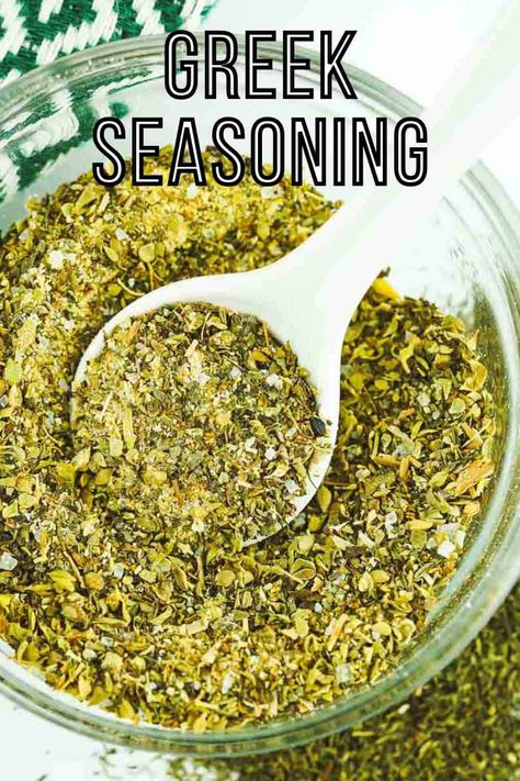 Mediterranean Seasoning Diy, Souvlaki Seasoning, Greek Spice Mix Recipe, Greek Seasoning Blend, Garlic And Herb Seasoning Recipe, Greek Spice Blend, Greek Herb Blend, Greek Seasoning Recipe, Homemade Greek Seasoning Spice Mixes