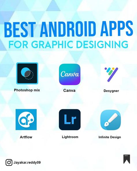 Android Apps for Designing logoph Creative Apps For Android, Graphic Designing Apps, Graphic Design Apps Android, Graphic Design Youtube, Logo Design Apps Free, Apps For Graphic Designers, Graphic Design Apps Free, Graphic Design Freelance Tips, Best Free Editing Apps