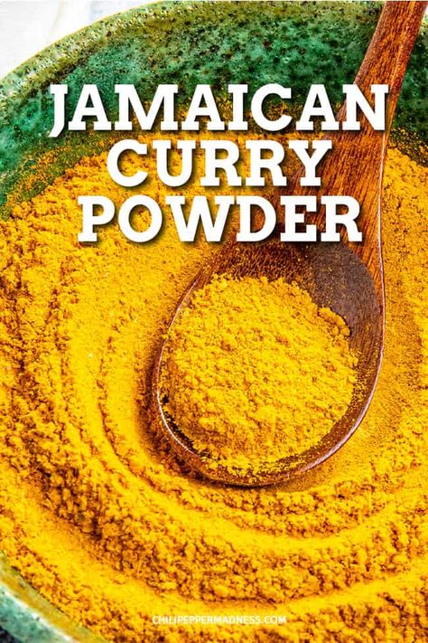 Curry Spice Mix, Jamaican Curry Powder, Curry Seasoning, Jamaican Curry, Homemade Spice Mix, Spice Blends Recipes, Spice Mix Recipes, Homemade Spice Blends, Seasoning And Spice