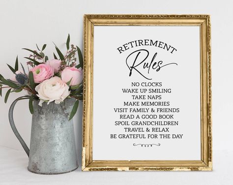 Work Retirement Party Ideas, Retirement Sayings, Teacher Retirement Party, Retirement Party Centerpieces, Retirement Party Sign, Retirement Party Themes, Teacher Retirement Parties, Retirement Decorations, Retirement Wishes