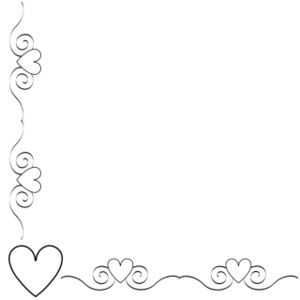 heart Pink Pages, Heart Clip Art, Heart Border, Page Borders Design, Black And White Heart, Page Borders, Sketch Style, Heart Images, Heart Pictures